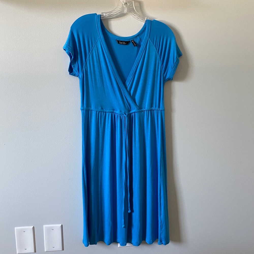 Nicole Miller Blue Dress MEDIUM